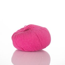 Pink merino yarn