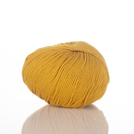 Yellow merino yarn