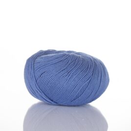 Blue merino yarn