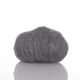 Grey wool yarn